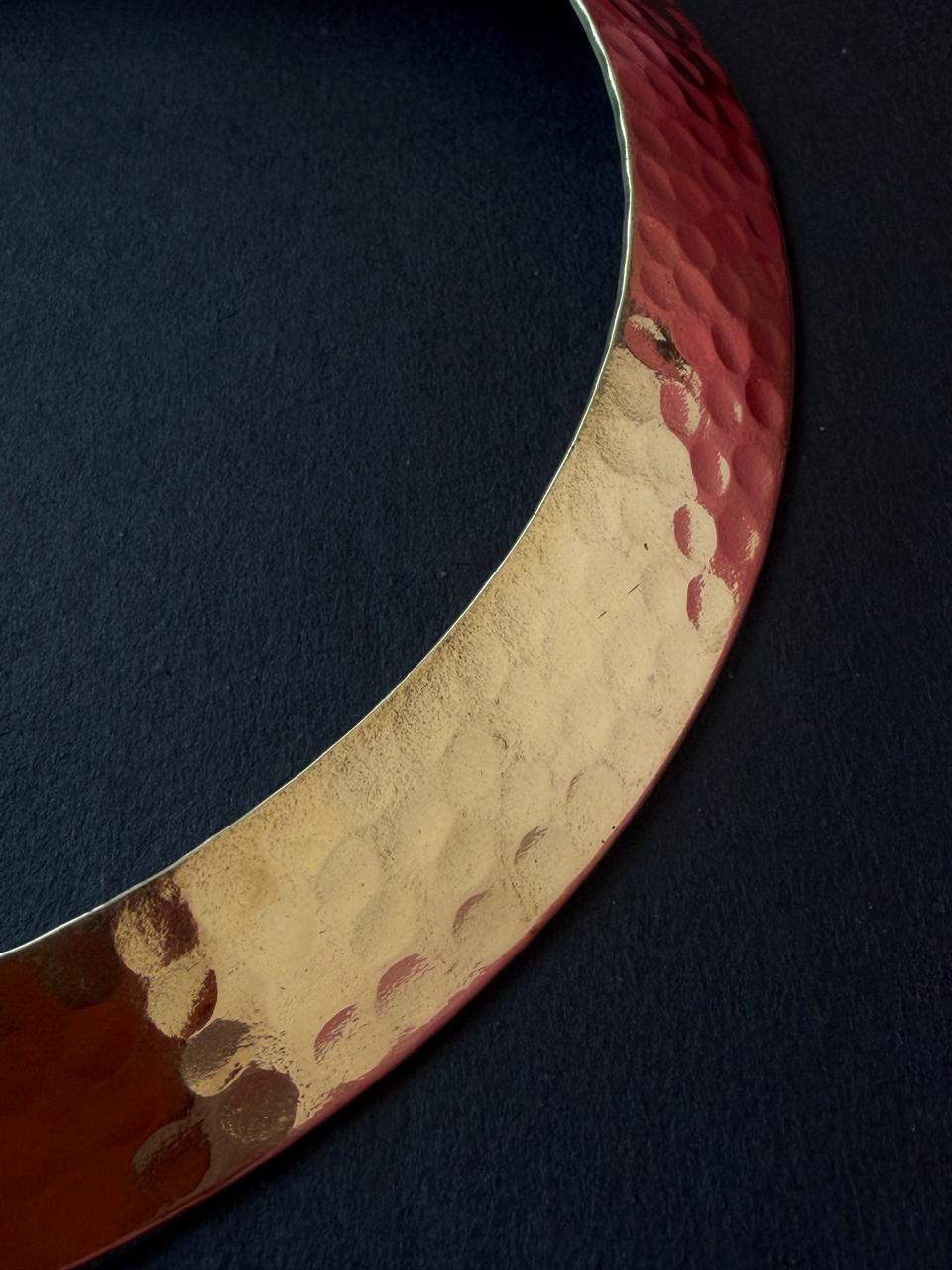 Plain Golden Hasli Choker Necklace