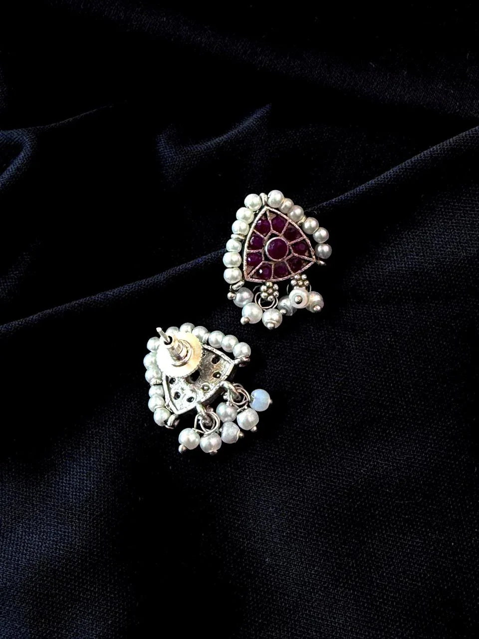 Monalisa Stone Beaded Stud Earring