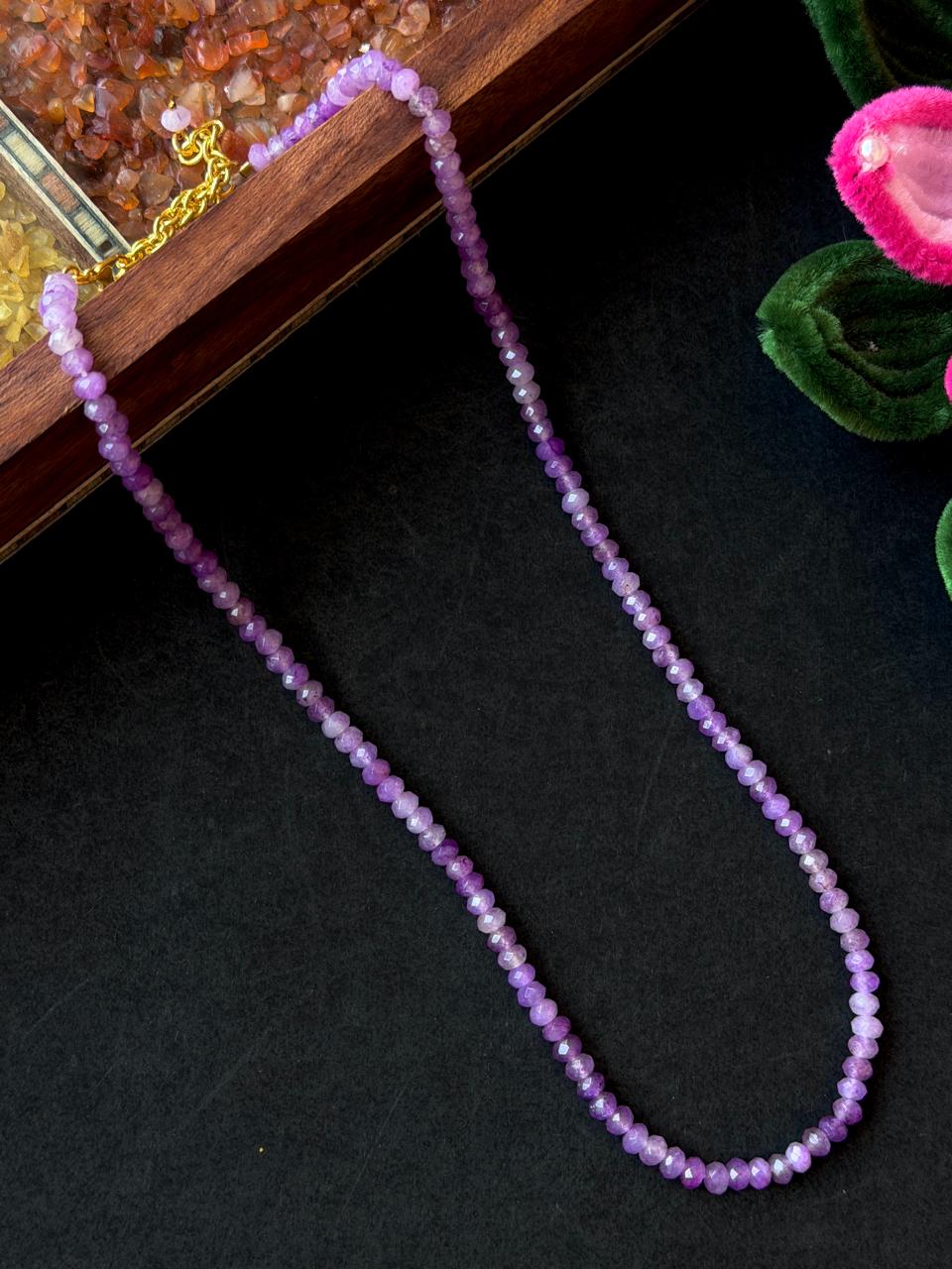 Stone Beads Single Layer Mala