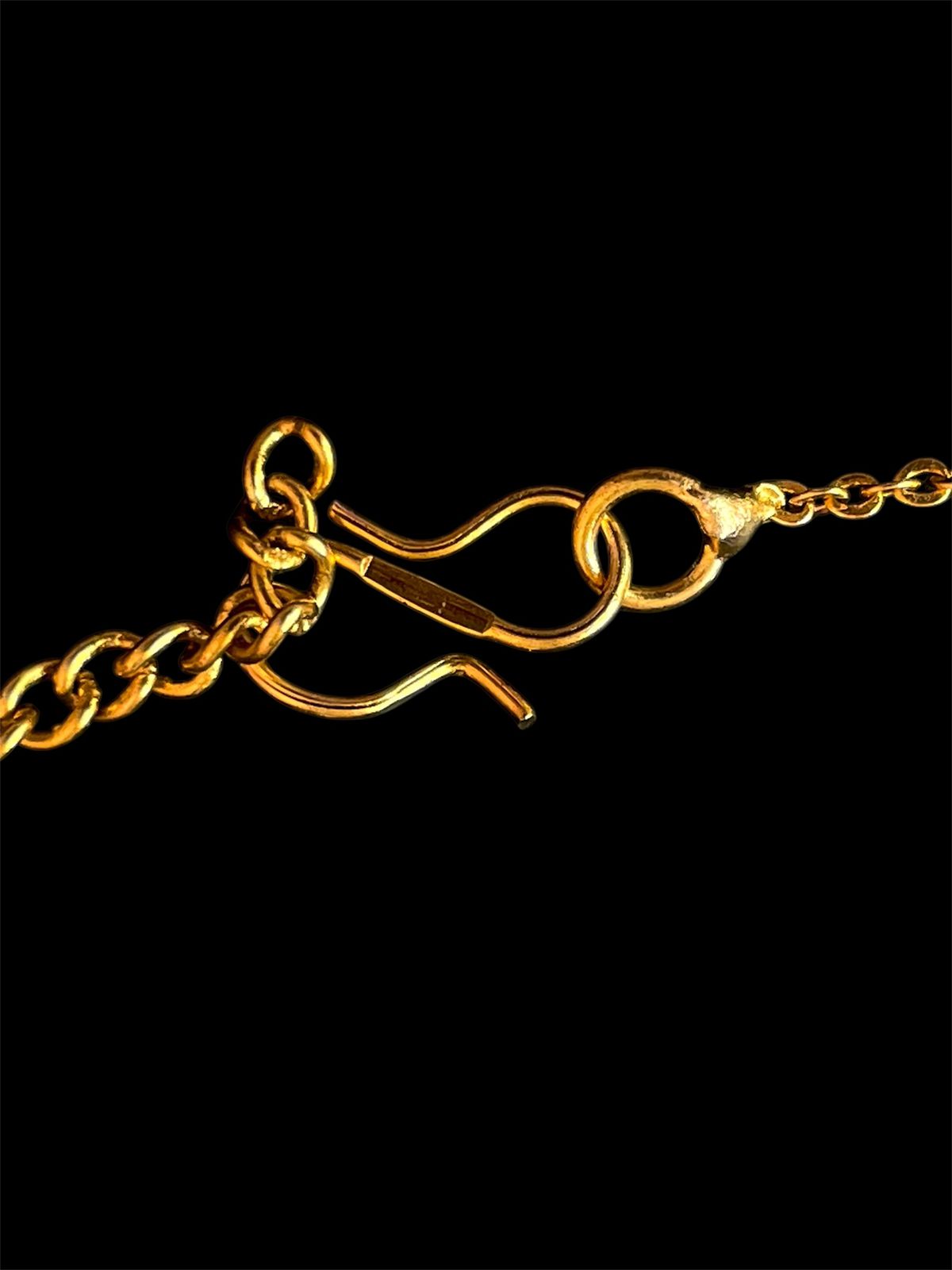 Kundan Pendant with Earring Necklace set