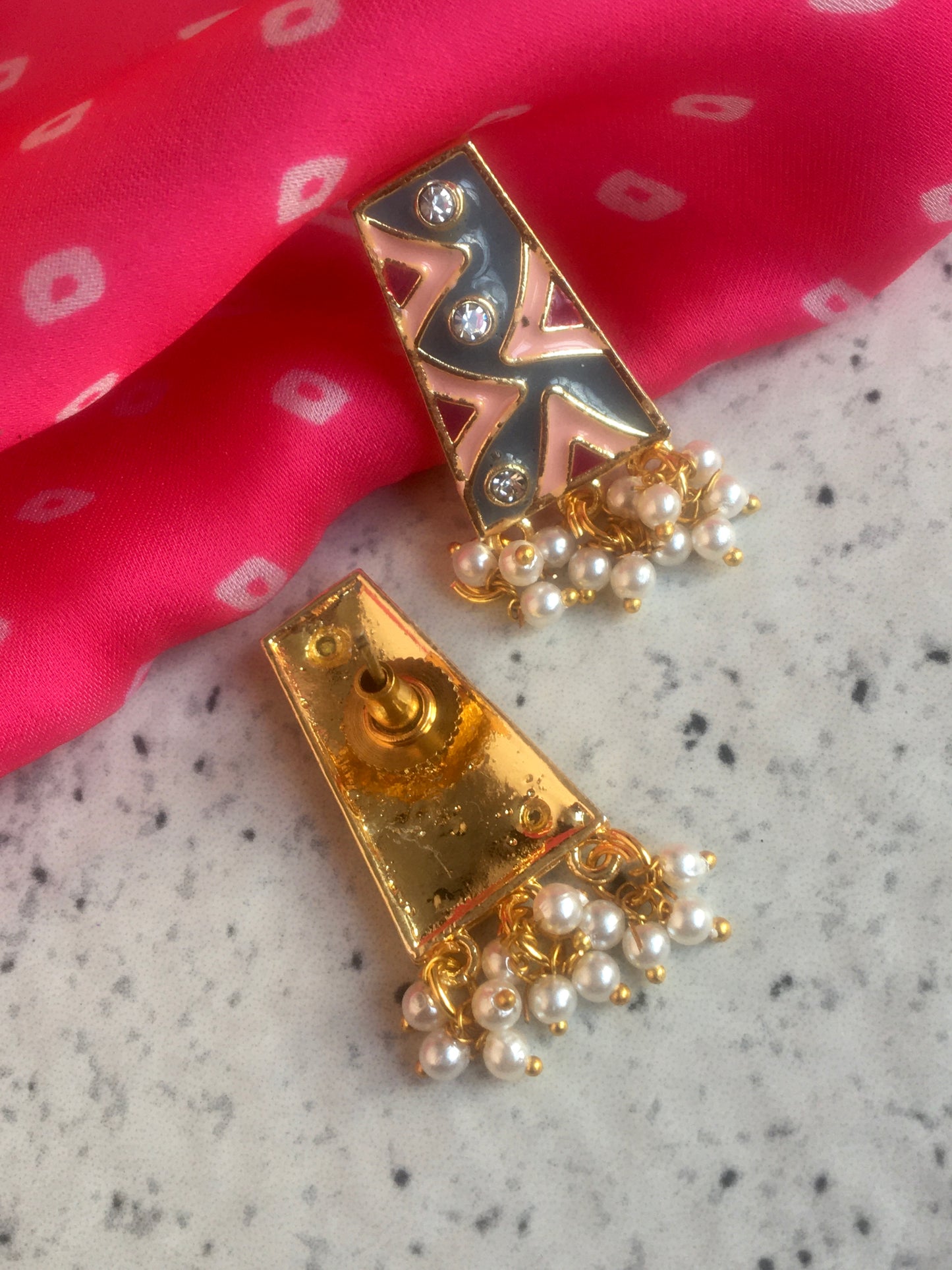 Meenakari Beaded Earring