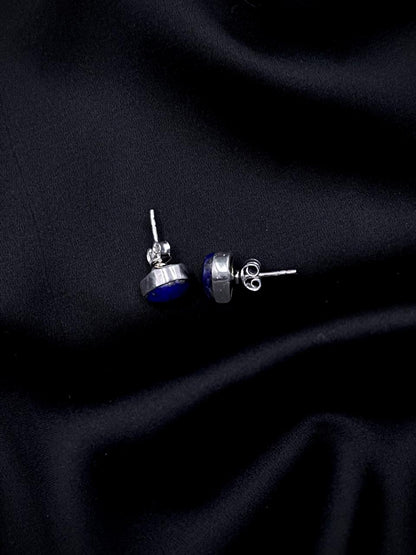 Semi Precious Stone 92.5 Silver Stud Earring