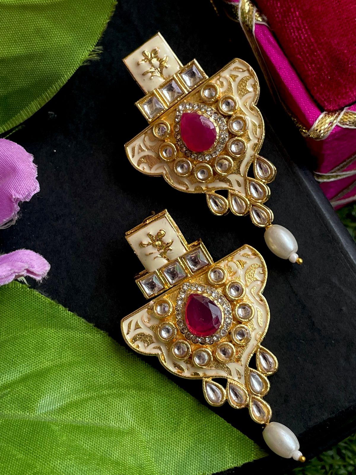 Meenakari Choker with Earring set