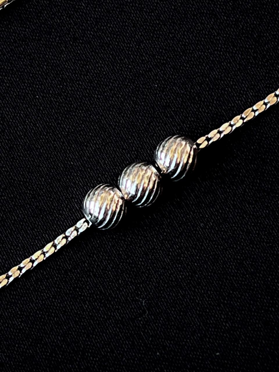 92.5 Silver Light Weight Anklet