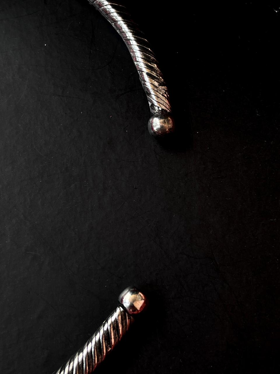 Silver Designer Hasli Choker Necklace