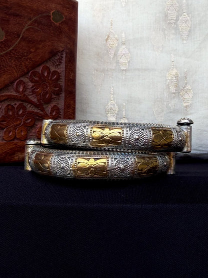 Dual Tone Openable Kada Set