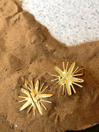 Beach Star Gold Stud Earring