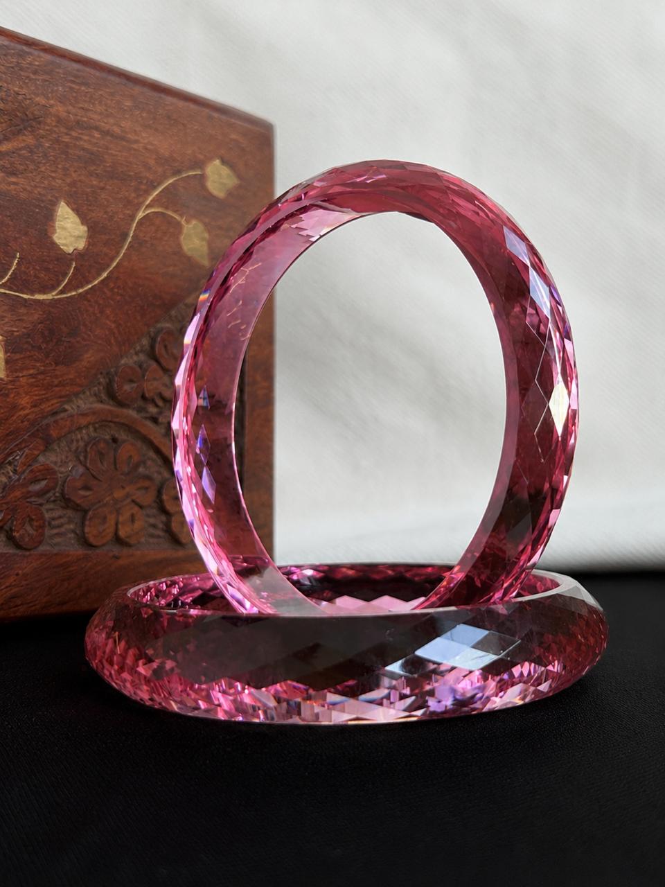 Acrylic Diamond Cut Jelly Kada