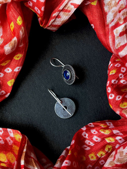 Monalisa Stone Oxidized Earring