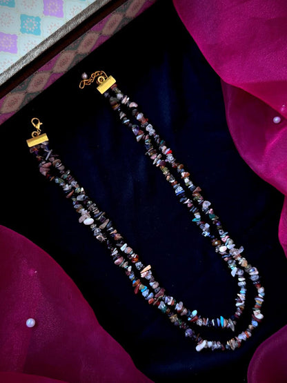 Natural Stone Double Layer Mala