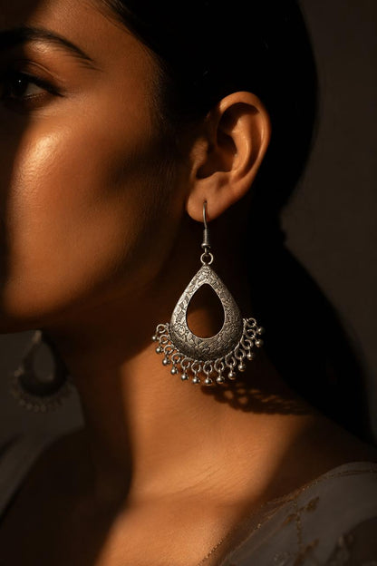 Silver Replica Geometrical Earring
