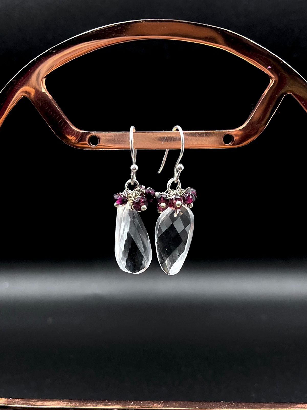 Crystal Stone 92.5 Silver Earring