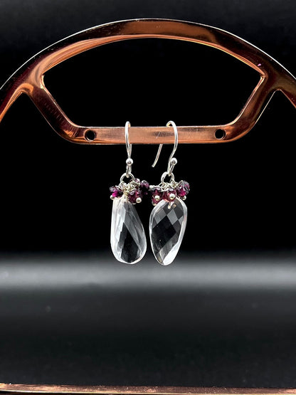 Crystal Stone 92.5 Silver Earring