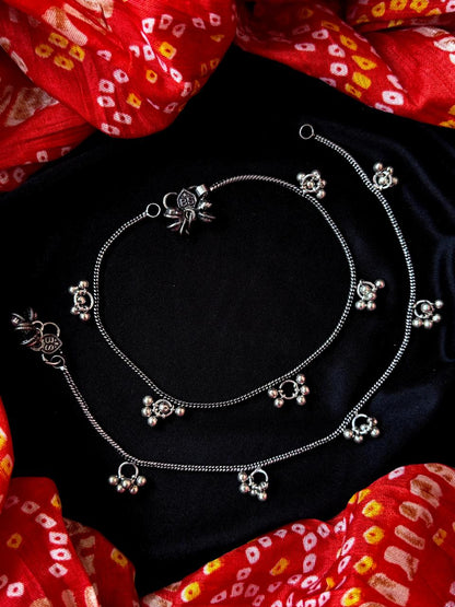 Oxidized Ghunghroo Anklet