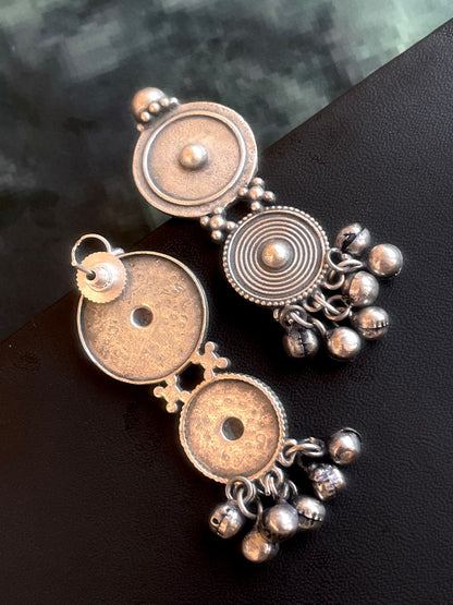 Oxidized Antique Look Earring