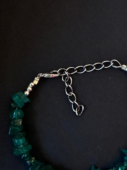 Natural Cut Chips Stone Bracelet