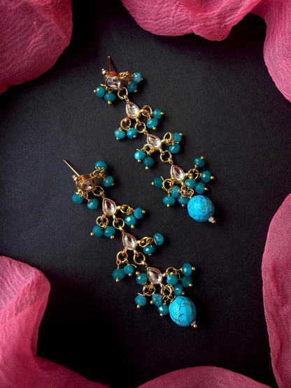 Kundan with Stone Beads Earring