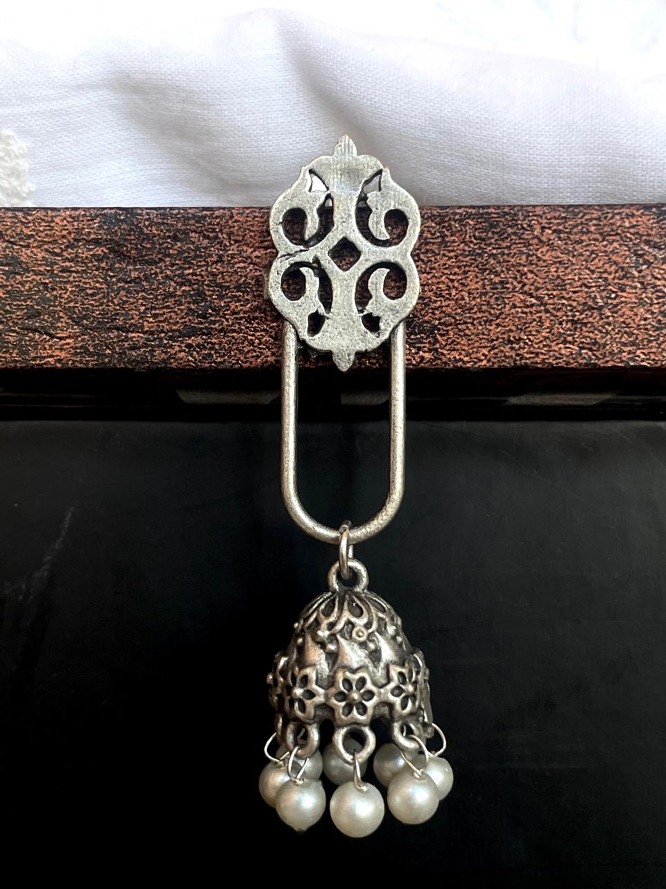 Oxidized Antique Look Earring