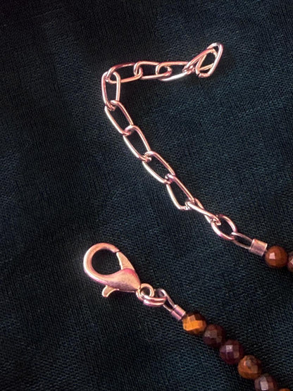 Semi Precious Stones Single Layer Mala