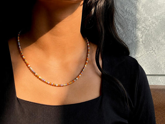 Stone Beads Single Layer Mala