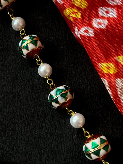 Meenakari Ball Necklace