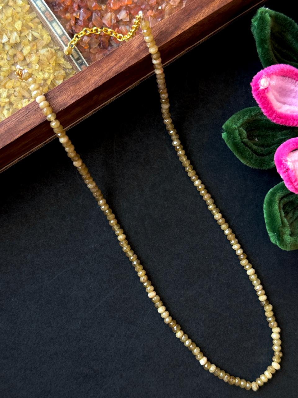 Stone Beads Single Layer Mala