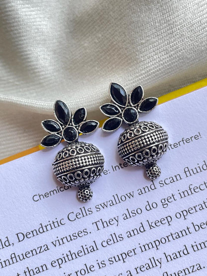 Kalash with Flower Stud Earring