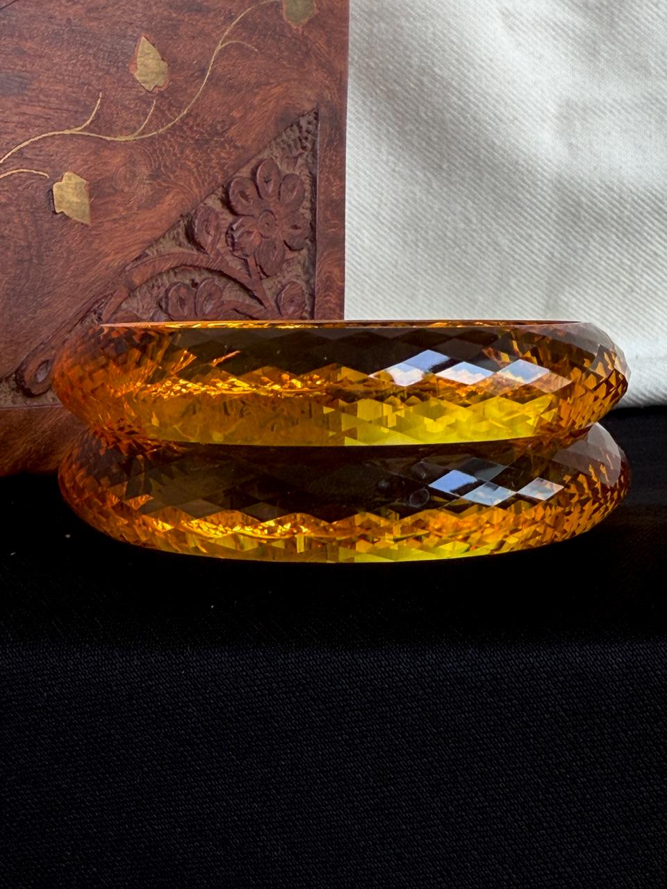 Acrylic Diamond Cut Jelly Kada