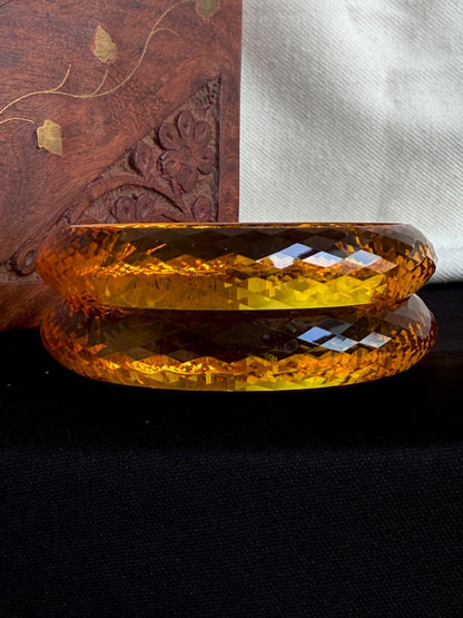 Acrylic Diamond Cut Jelly Kada