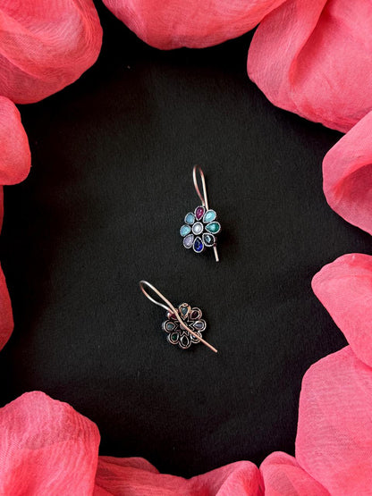 Monalisa Stone Oxidized Earring