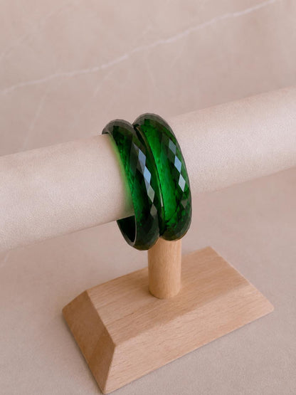Acrylic Diamond Cut Jelly Kada
