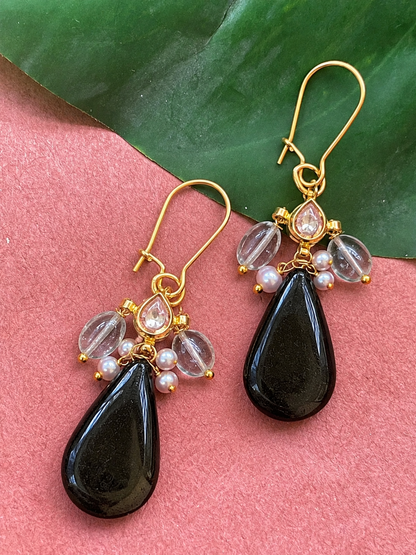 Natural Semi Precious Stone Earring