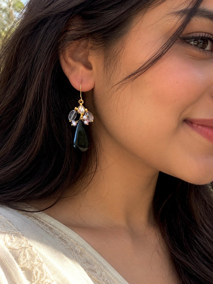 Natural Semi Precious Stone Earring