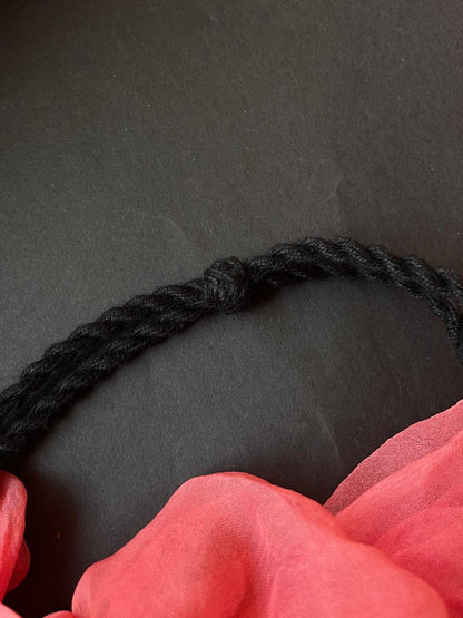 Monalisa Stone Oxidized Choker with Earring set