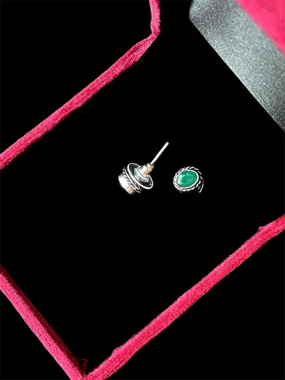 Monalisa Stone Stud Earring (Pair of 2 sets)