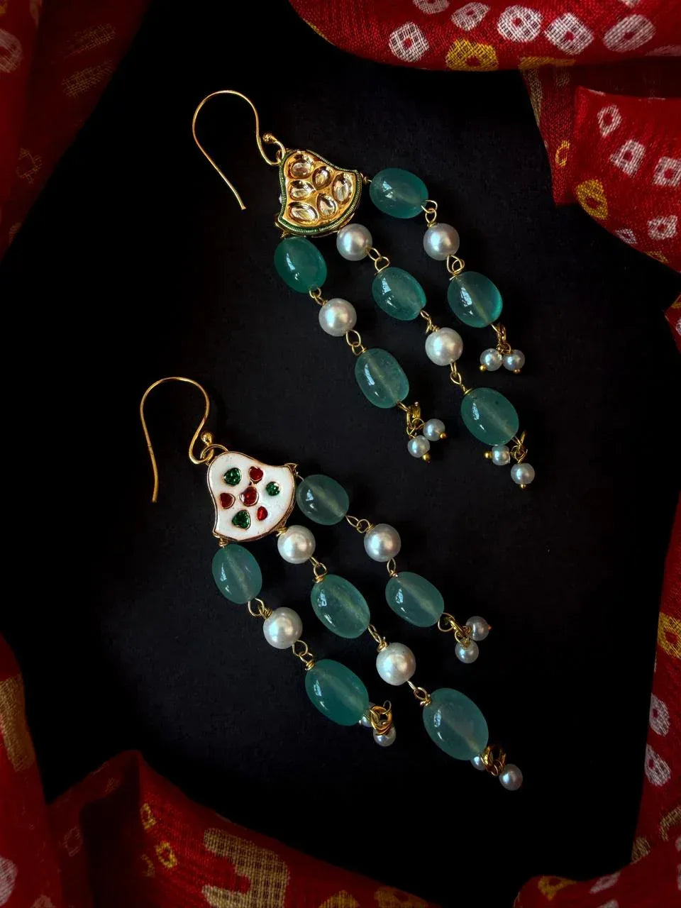 Kundan with Stone Beaded Earring