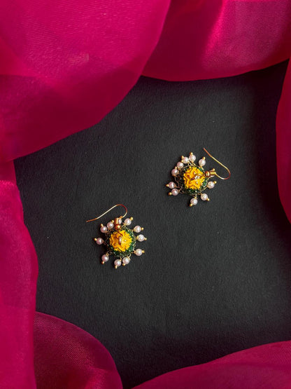 Meenakari Jhumki Earring