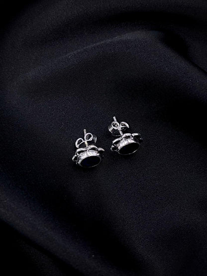 Semi Precious Stone 92.5 Silver Stud Earring