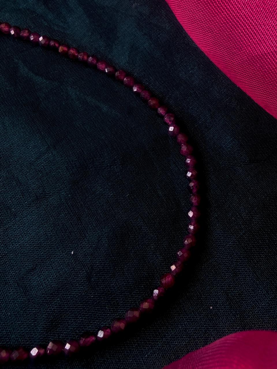 Semi Precious Stones Single Layer Mala