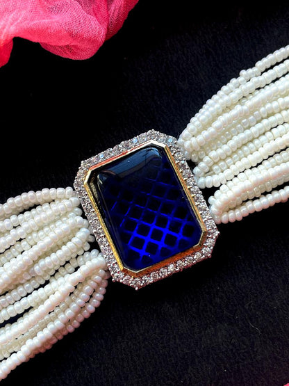 AD with Monalisa Stone Beaded Bracelet