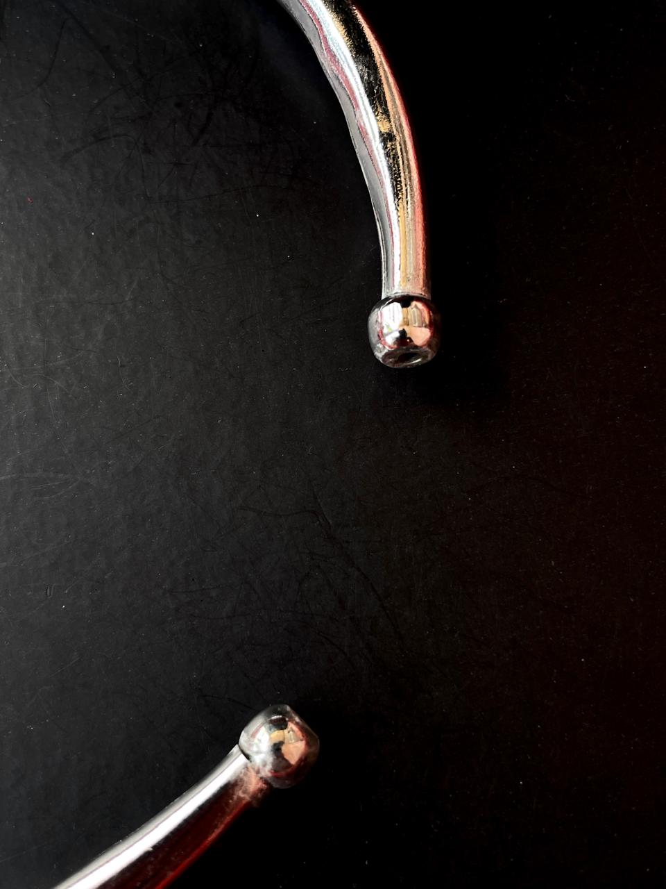 Silver Plain Hasli Choker Necklace