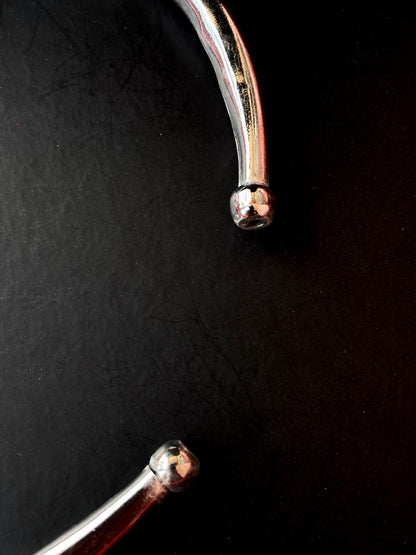Silver Plain Hasli Choker Necklace