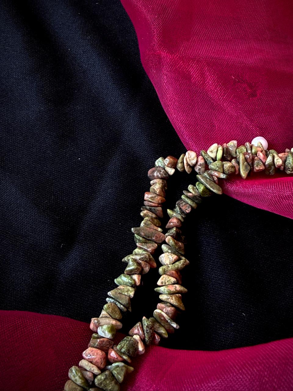 Natural Stone Double Layer Mala