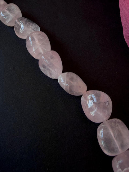 Rose Quartz Stone Necklace