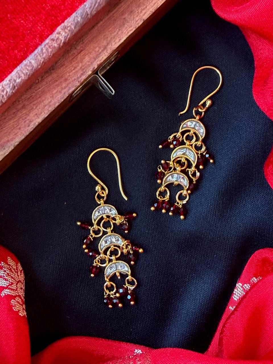 Pachi Kundan Beaded Earring