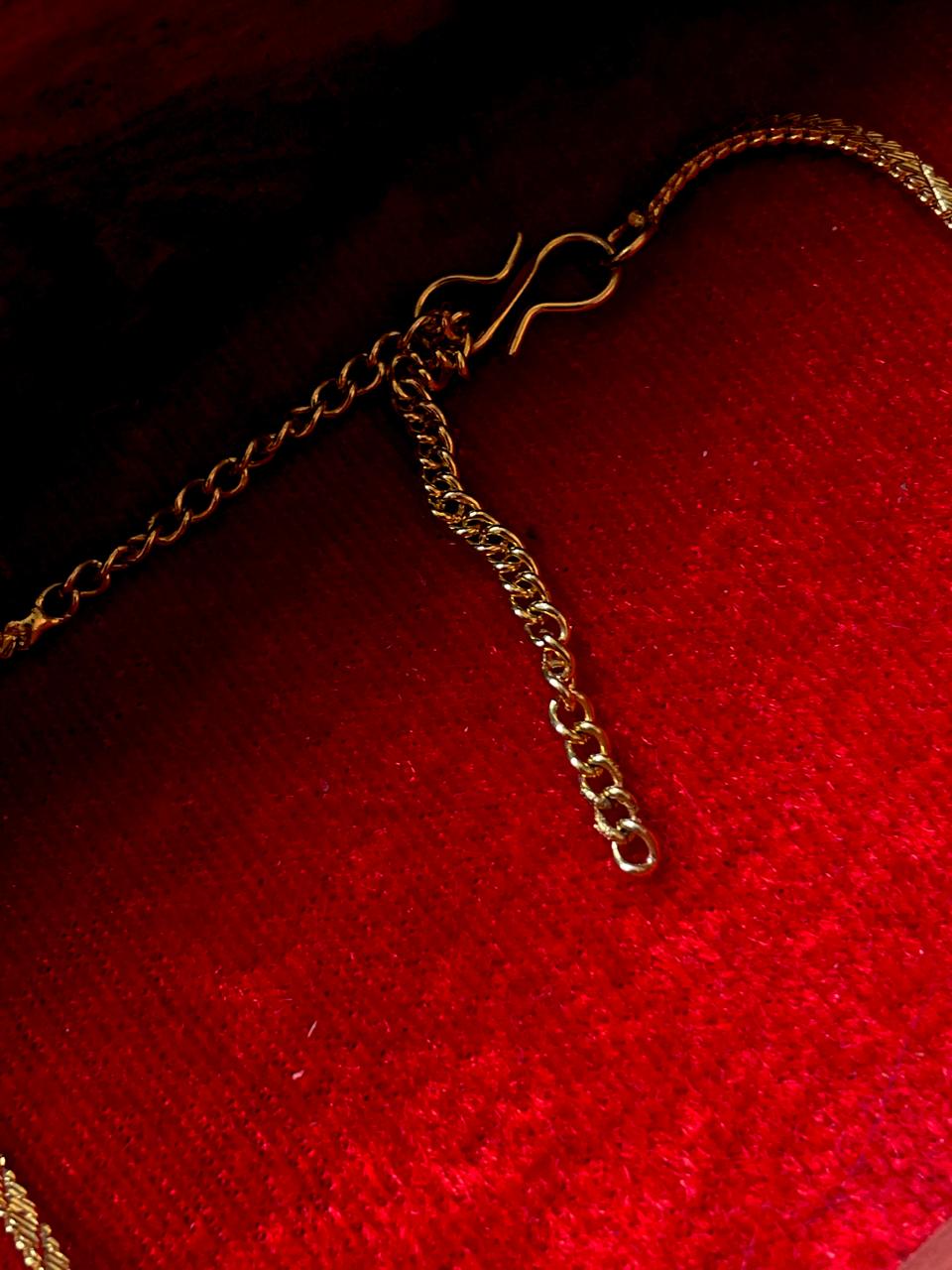 Moon Shape Kundan, Pachi Kundan and Monalisa Stone Pendant Necklace