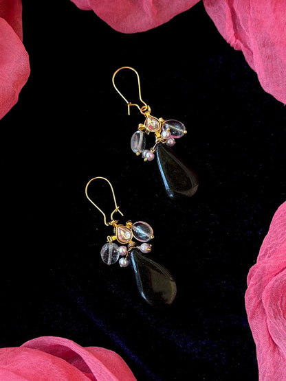 Natural Semi Precious Stone Earring