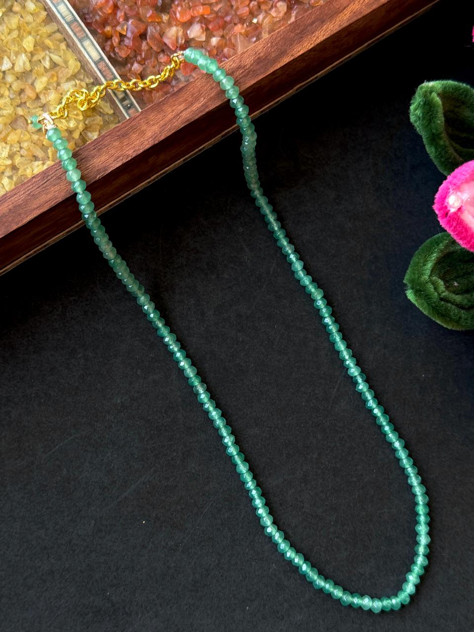 Stone Beads Single Layer Mala