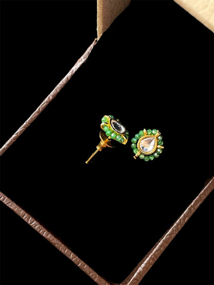 Pachi Kundan with Monalisa Stone Earring