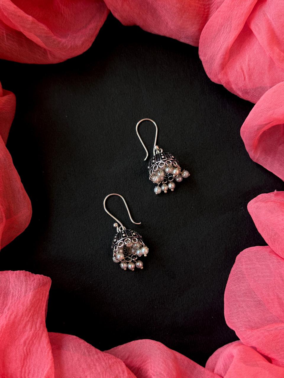 Oxidized Jhumki Earring